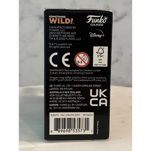 Star Wars The Mandalorian Something Wild! Card Game 53573 w Baby Yoda by FUNKO - Picture 5 of 5